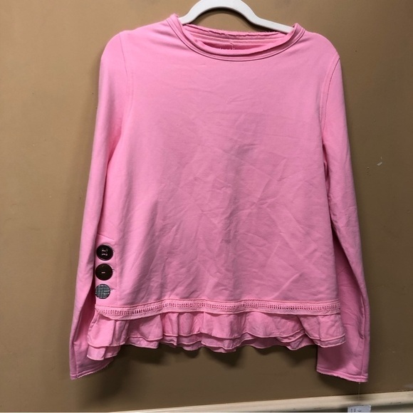 Neon Buddha Cape Side Pullover Pink Sweater Size Small NWT - Picture 1 of 7